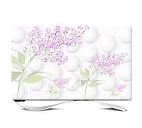 Unikicool Housse De TéLéVision Anti PoussièRe,éLastique Housse éCran TV,Housse TéLéVision Anti PoussièRe Respirant,Lavable,Protection Solaire,pour Smart TV Protecteur De TéLéVision