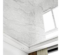 Unikicool Panneaux De Plafond Autocollants pour Salle De Bain,Dalles de Plafond décoratives en PVC,Papier Peint Autocollant en PVC,épaisseur 0.21 mm pour Cuisine,Salon,Chambre à Coucher,plafonds