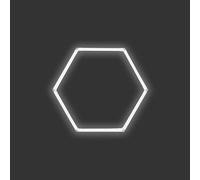 Unikicool Plafonnier LED Hexagonal pour Garage,éClairage Garage en Nid d'abeille,Plafonnier LED Nid D'Abeilles,Pratique Et Rapide,Convient pour Les Magasins,Les Ateliers