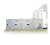 Unikka CrazyQic Pare-vent pop-up - Paroi coupe-vent compacte et légère en 4 parties (500 x 125 cm), installation rapide, tissu 210D robuste, idéal pour le camping et les activités de plein air