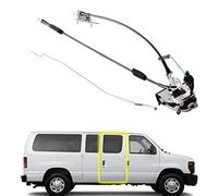 Unikpas Loquet de porte avec tige de câble compatible avec Ford E150 E250 E350 Droit à charnière latérale 8C2Z15264A00D