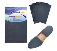 UNIKSTEP Lot de 4 protections de semelles antidérapantes pour dessous de chaussures et talon, Noir, 均码