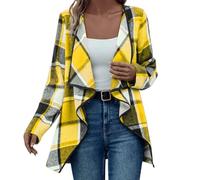 unilarinna Cardigan pour femme élégant ample décontracté léger col en V femmes automne manches longues pull classique cardigan cardigan femme été cardigan long noir fin noir noir, jaune, 5XL