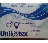 Unilatex - Lot de 144 préservatifs naturels