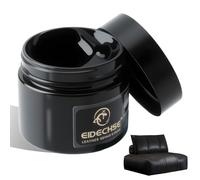 unillea Kit Réparation Cuir Noir 50ml, Teinture Cuir Noir pour Canapé et Siège Auto, Crème Réparatrice Cuir Sofa/Veste Moto, Flüssigleder Schwarz, Produit Rénovation Cuir Noir