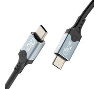 Unillous Certifié Câble USB4 pour Thunderbolt 4, Données 40Gbps, 8K@60Hz, 240W 48V/5A PD3.1 USB-C vers USB-C pour Phone 15 Pro Max, MacBook, Pad Pro, Mac, Dock, SSD, Display, eGPU-1M