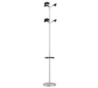 Unilux 100340648 Advantage Portemanteau Acier/Polypropylène Gris Métal/Noir 180 cm