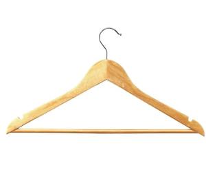 Unilux 100340720 Cintres Bois Clair Hêtre