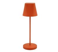 Unilux AVA, Lampe de Bureau LED, Variation de l’Intensité Lumineuse, Résistante à l’Eau, Pour l'intérieur et l’extérieur, Antidérapante et Stabilité, Orange, Moderne Design
