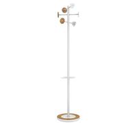 UNILUX Bora portemanteau Blanc/Bambou