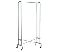 Unilux FOLDY 400050665 Portant à vêtements pliable avec roulettes 88 x 49 x 180 cm Gris