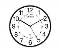 UNiLUX Horloge murale/funk "WAVE" Diamètre : 300 mm radiocommandé noir