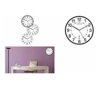 Unilux Horloge radio-pilotée WAVE – Quartz – Ø 30 cm – Argent
