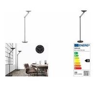 Unilux Lampadaire à LED DELY 2.0 ARTICULATED 23 W 3.041 lm variateur Noir