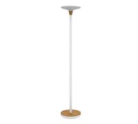 Unilux Lampadaire à LED BALY BAMBOO, dimmable, blanc-bambou (Blanc G)