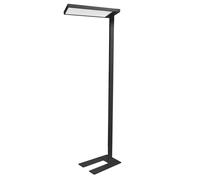 Unilux - 400188812 - VERSUS, Lampadaire, l'Éclairage Direct et Indirect, 3 Niveaux d'Intensité Lumineuse, Protection des Yeux, Contrôle Tactile, Stabilité, Design Moderne, Noir