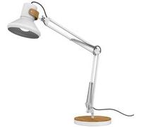 UNILUX Lampe de bureau à LED BAYA BAMBOO, blanc - bambou Blanc G