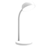 Unilux Lampe de bureau Tamy Led intégrée - 6W - Bras flexible 360° - Blanc
