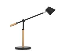 UNiLUX Lampe de bureau à LED VICKY, dimmable, hêtre/noir Noir G