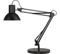Unilux 400093600 Lampe de Bureau LED, Aluminium, E27, Noir, 33 x 33 x 20 cm
