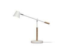 Unilux Lampe LED Vicky – 5W, 3 intensités, port USB sur le socle, bois FSC, 50 000h, 100 lm/W, A+