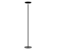 Unilux Leddy Lampadaire LED à Variation d'intensité Lumineuse + Vasque en Verre 180 x 31cm Noir