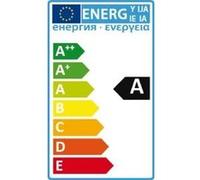 Unilux Lampadaire à LED Variaglass noir avec vasque en verre H180 cm