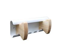 UNILUX Patère Murale Aurora 2 Crochets Bois Hetre