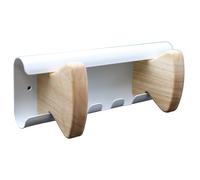 Unilux Patères Vaiina 2 accroches - Bois et Blanc
