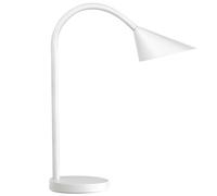 Unilux - Lampe de bureau Sol - LED intégrée 4W 500 lm - Bras flexible - Blanc