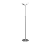 Unilux Lampadaire LED Zelux 400100711 Gris métal 180 cm Prise Europe