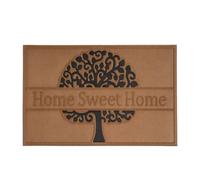 UNIMASA Paillasson Home Sweet Home Arbre 75 x 45 cm