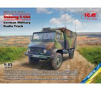 Unimog S 404, German Military Radio Camion 1:3 5 Plastique Model Kit Icm