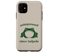 Unimpressed Since Tadpole Funny Frog Silly Graphic Coque pour iPhone 11