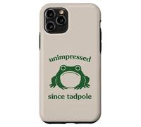 Unimpressed Since Tadpole Funny Frog Silly Graphic Coque pour iPhone 11 Pro