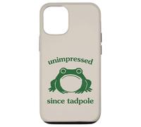 Unimpressed Since Tadpole Funny Frog Silly Graphic Coque pour iPhone 12/12 Pro