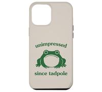 Unimpressed Since Tadpole Funny Frog Silly Graphic Coque pour iPhone 12 Pro Max
