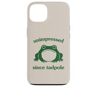 Unimpressed Since Tadpole Funny Frog Silly Graphic Coque pour iPhone 13