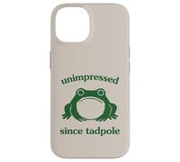 Unimpressed Since Tadpole Funny Frog Silly Graphic Coque pour iPhone 14