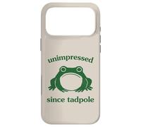 Unimpressed Since Tadpole Funny Frog Silly Graphic Coque pour iPhone 17 Pro Max