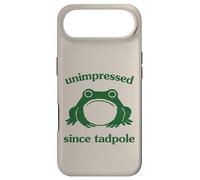 Unimpressed Since Tadpole Funny Frog Silly Graphic Coque pour iPhone Air