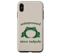 Unimpressed Since Tadpole Funny Frog Silly Graphic Coque pour iPhone XS Max