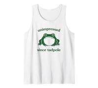 Unimpressed Since Tadpole Funny Frog Silly Graphic Débardeur