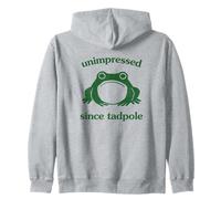 Unimpressed Since Tadpole Funny Frog Silly Graphic Sweat à Capuche
