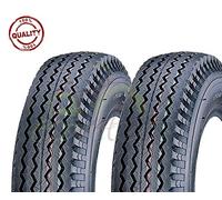 Union 2 Pneus et 2 Pneus 4.80/4.00-8 Renforcé 6PR Pneus 69N Roues Chariot Remorque de Bateau