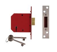 UNION 2101 5 Levier Mortaise Interblocage Satin Chrome Finir 77.5mm 3in Boite