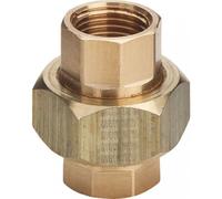 Union 3 pièces bronze femelle / femelle joint plat 20/27 VIEGA