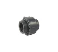 Union 3 pièces mixte PVC-U PN16 : À coller et à visser - Ø A: 40mm | Ø B: 1''1/4