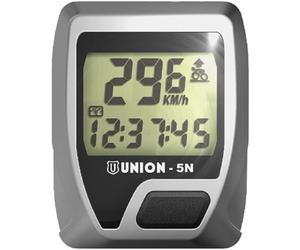Union 5N Compteur vélo 5 fonctions Gris