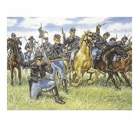 Union Cavalry The Bleu Jackets American Civil War Figurines Plastique Kit 1:72
